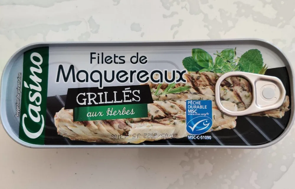 Filets de maquereaux grillés aux herbes
