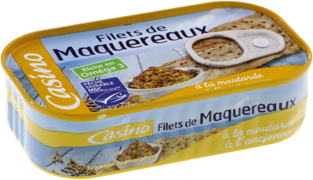 Filets de maquereaux à la moutarde