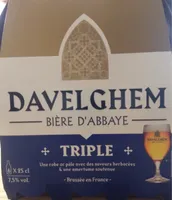 Bière triple d'Abbaye Davelghem