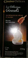 Les Délicieux Girasoli au fromage de chèvre et au miel