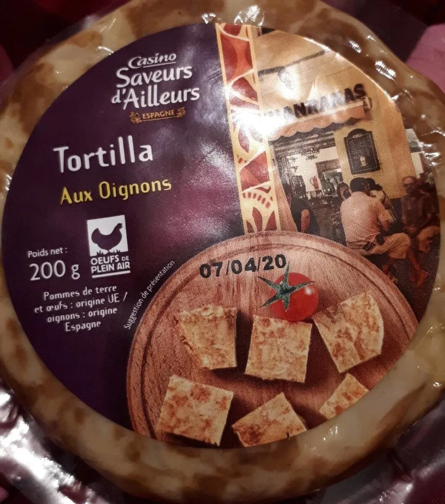 Tortilla aux oignons