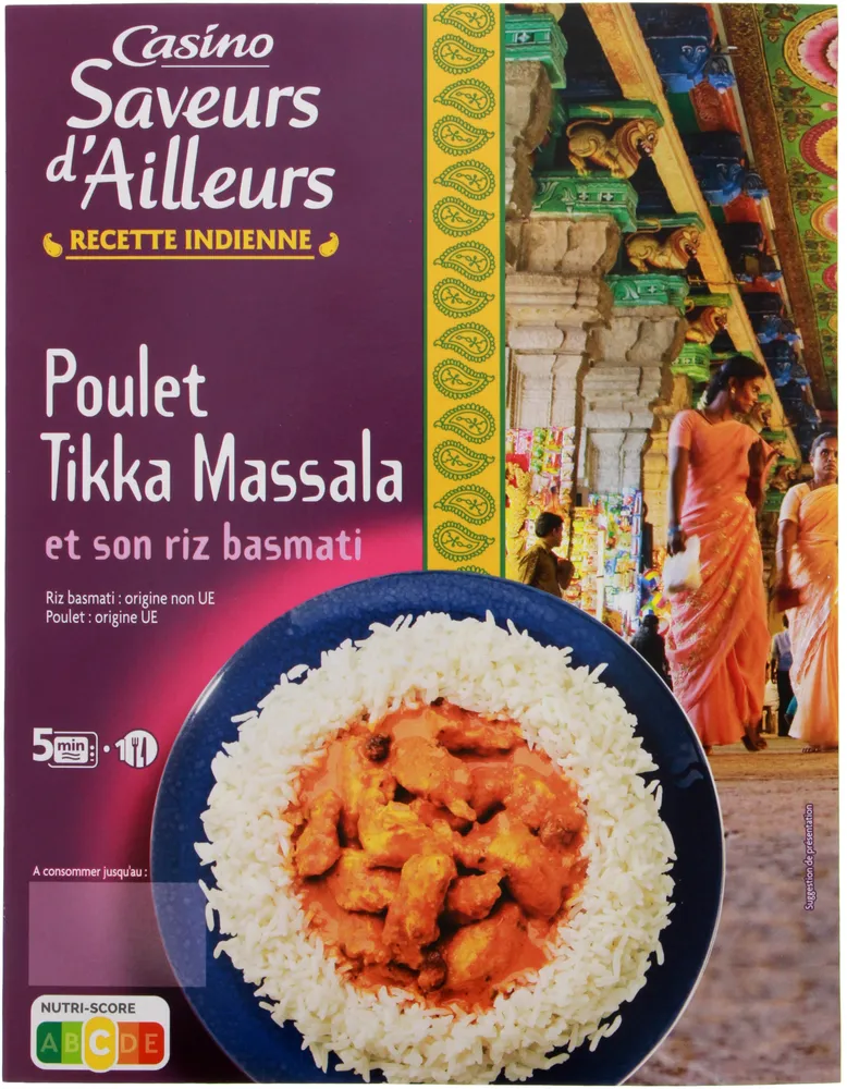 Poulet Tikka Massala et son riz basmati