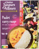 Poulet au curry rouge