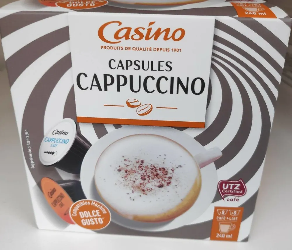 Capsules cappuccino