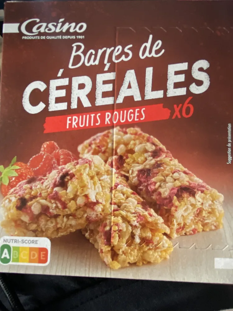 Barre de céréales Fruits Rouges