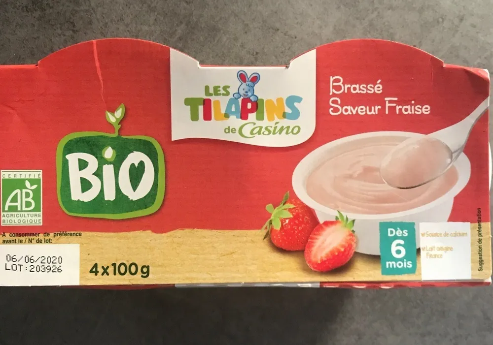 Brassé saveur fraise