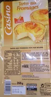 Tartes aux fromages pâte pur beurre