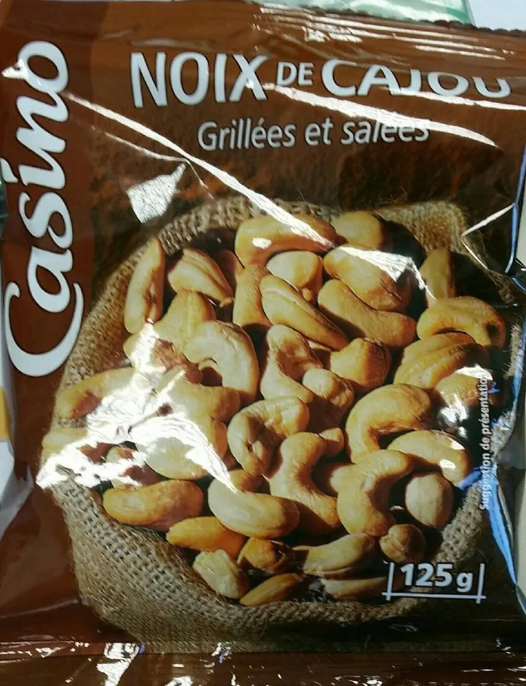 Noix de Cajou grillées et salée