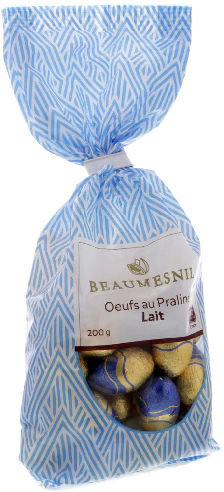 Sac œufs praliné lait