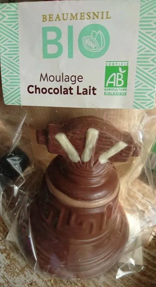 Moulage cloche chocolat au lait BIO