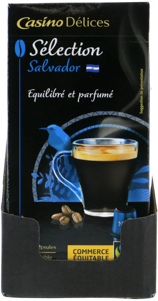 capsules de café Espresso Salvador MH