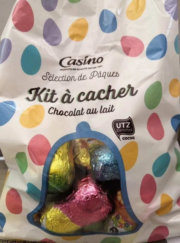 Kit à cacher chocolat au lait