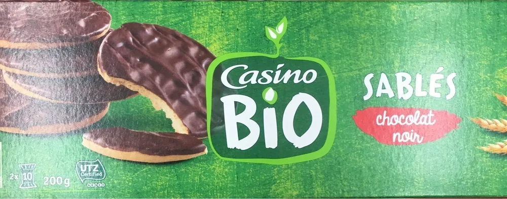 sablés chocolat noir  BIO