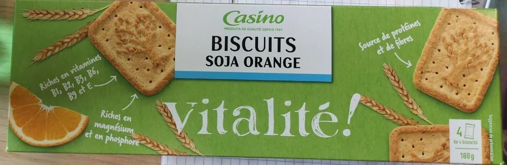 Biscuit soja orange