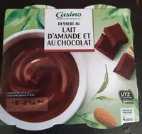Dessert au lait d'amande et au chocolat