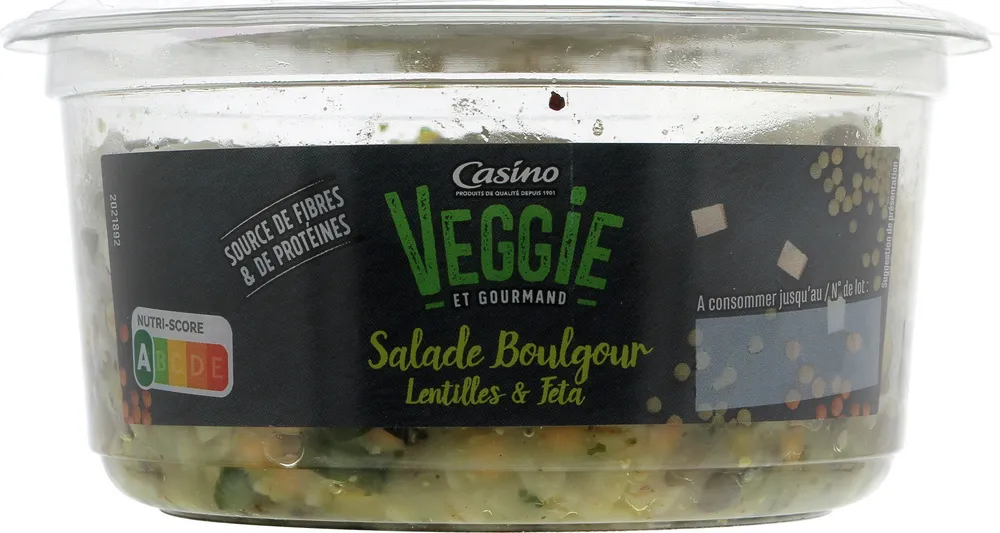 Salade Boulgour Lentilles & FetaVEGGIE et GOURMAND