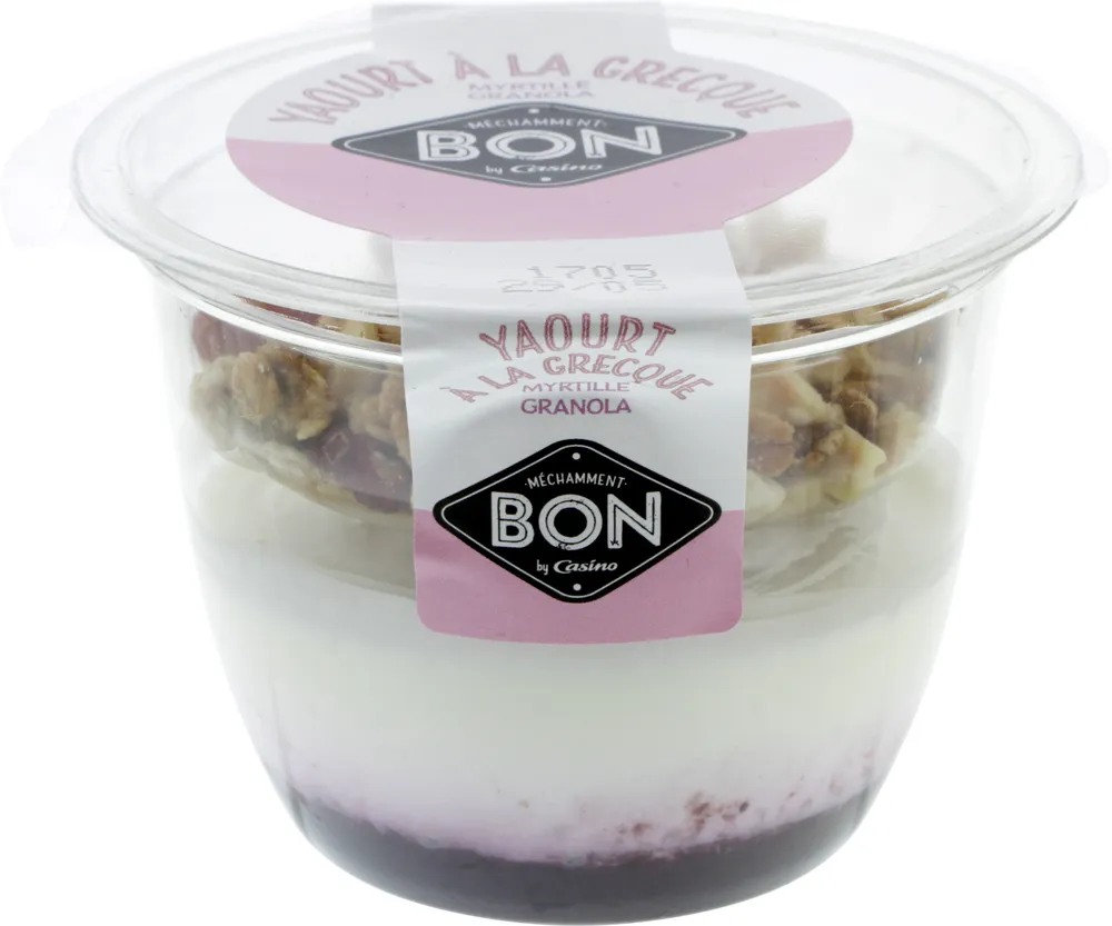 Bon by Casino Yaourt à la Grecque myrtille granola