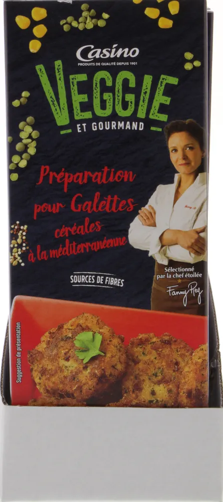 Préparation pour galettes céréales à la méditerranéenne