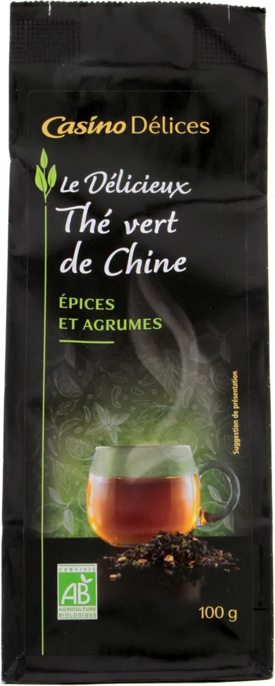 Thé vert Epices et Agrumes BIO