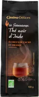 Thé noir aux fèves de cacao grillées et à l'orange BIO