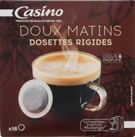 Doux matins dosettes rigides doux et parfumé