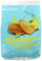 Madeleines aux écorces de citron