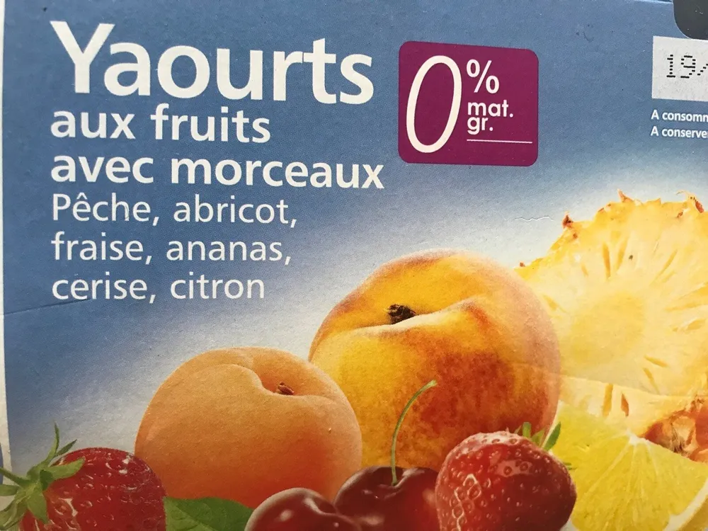 Yaourts aux fruits