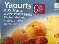 Yaourts aux fruits
