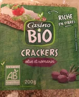 Crackers olive et romarin