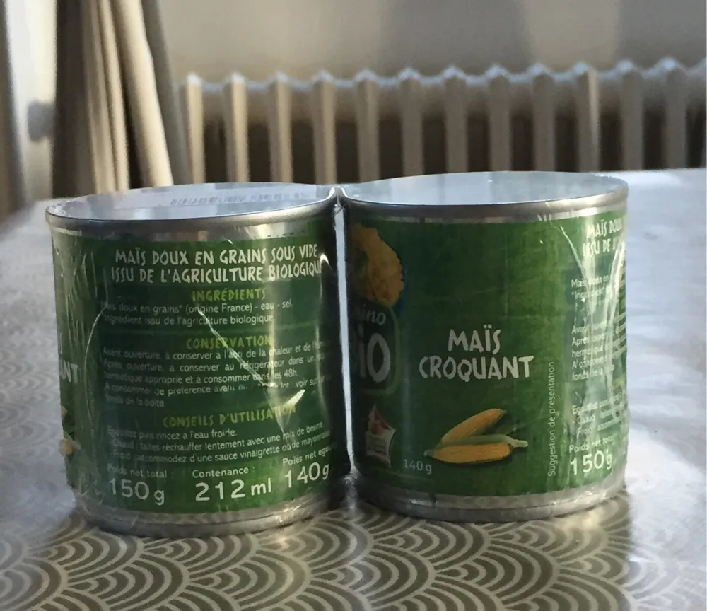 Maïs croquant