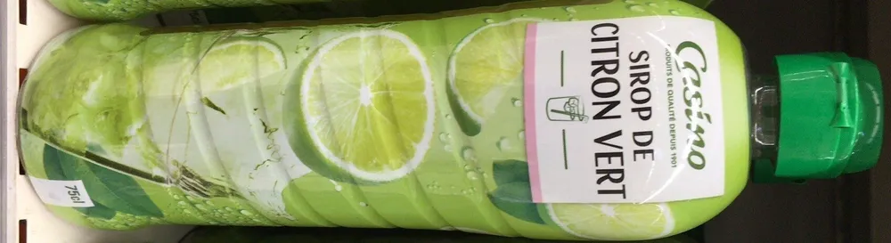Sirop de citron vert