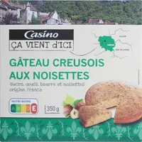 Gâteau creusois aux noisettes