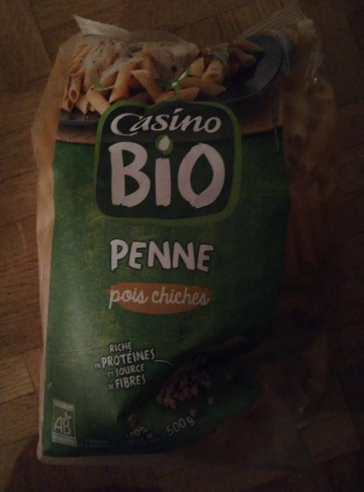 Penne pois chiches