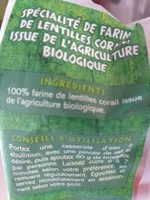 Torsades lentilles corail