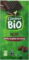 Noir éclats de fèves biologique