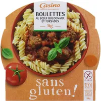 boulettes au bœuf bolognaise et torsade