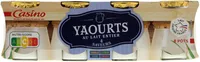 Yaourts au lait entier 4 saveurs Vanille Citron Coco Fraise