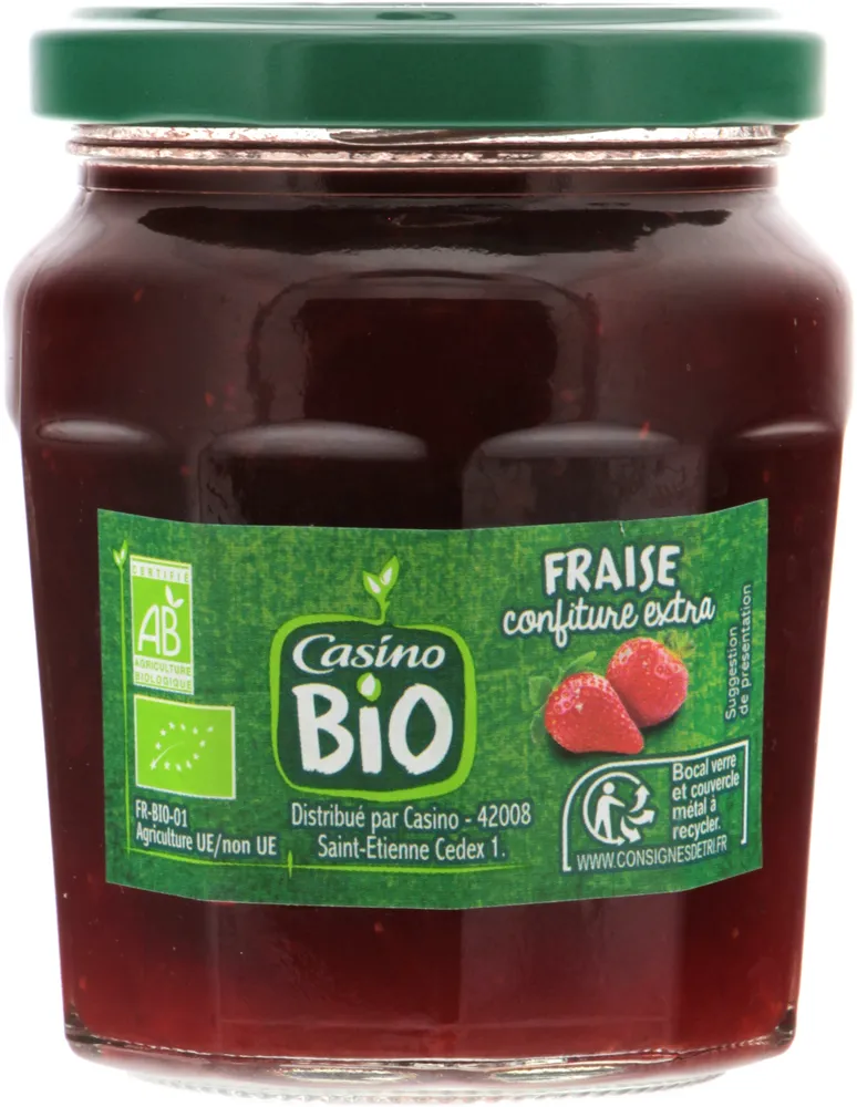 Confiture extra Fraise Bio