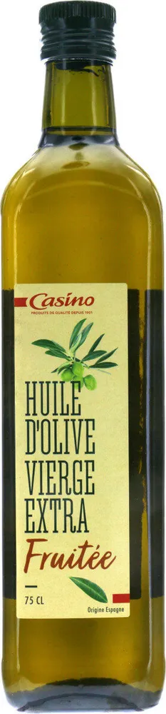 Huile d'olive d'olive vierge extra fruitée Origine Espagne