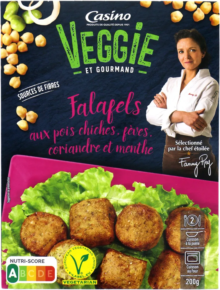 Falafels aux pois chiche, fèves, coriandre et menthe