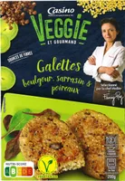 Galette Boulgour sarrasin  & poireaux