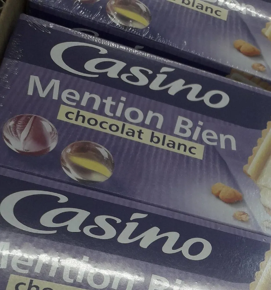 Mention bien chocolat blanc