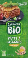 Pâtes à lasagnes aux oeufs BIO
