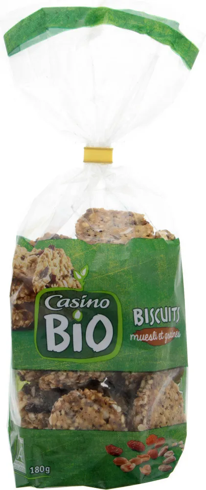 Biscuits muesli et graines