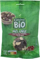 Mélange de fruits à coque et de raisins secs