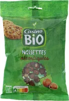 Noisettes décortiquées issues de l'agriculture biologique