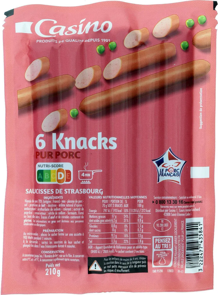 Knack pur porc VPF