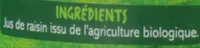 100% pour jus raisin d'italie