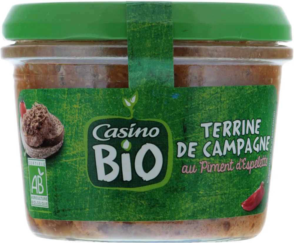 Terrine de Campagne au Piment d'Espelette BIO