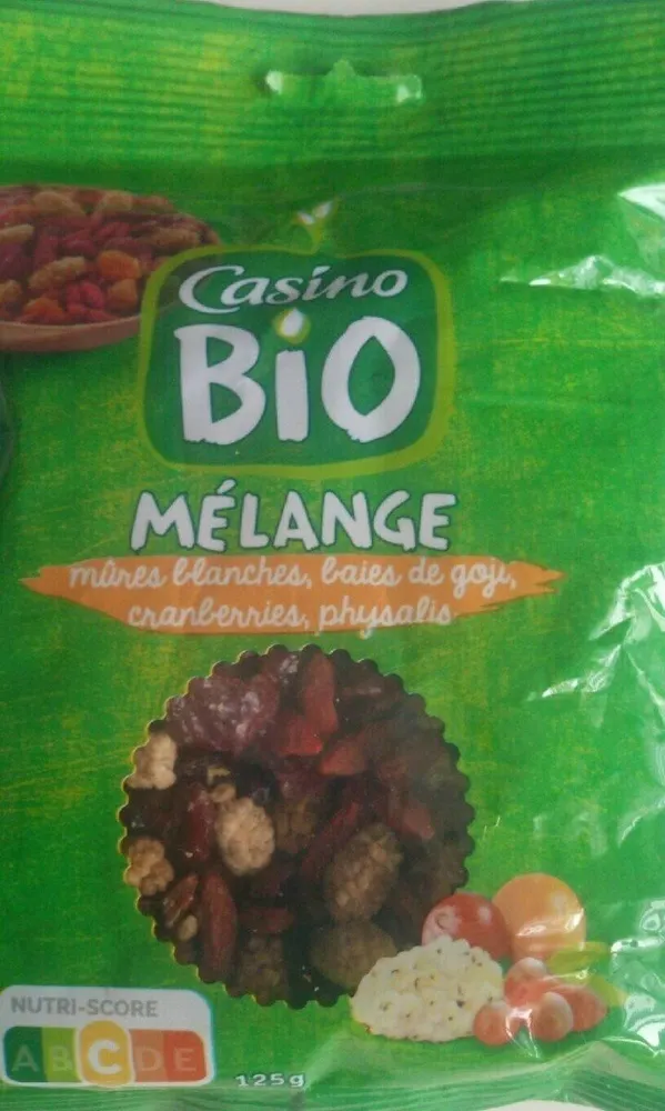 Mélange de fruits séchés